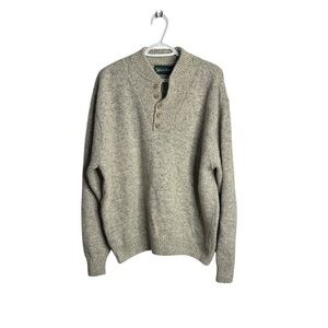 Gander Mountain VTG 5 Button Wool Sweater Men's XL